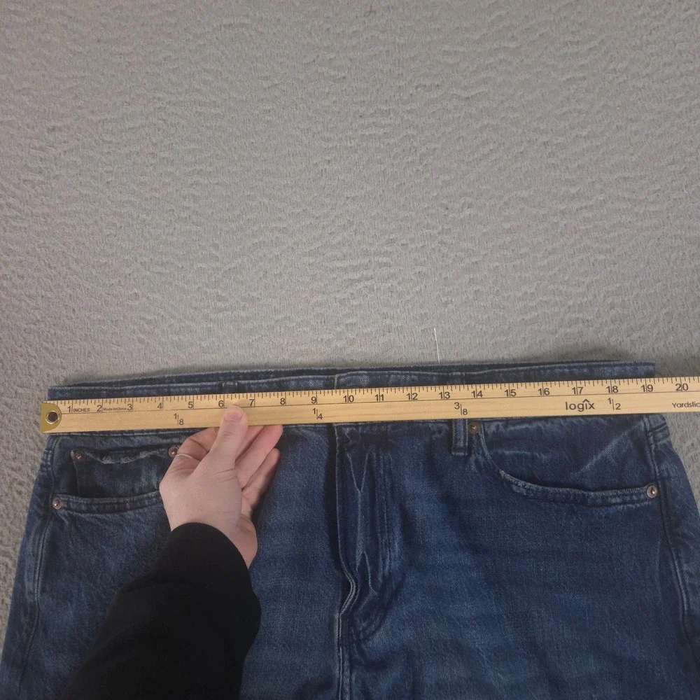 Lucky‎ Brand Jeans Mens 38x32 Blue 363 Vintage Straight Cotton Linen Denim Pants